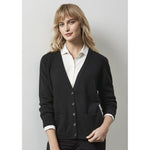 Biz Collection Ladies Woolmix Cardigan - LC8008-Queensland Workwear Supplies