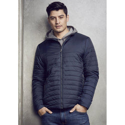 Biz Collection Mens Expedition Quilted Jacket - J750M