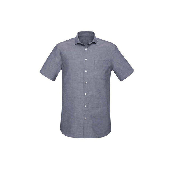 Biz Corporates Mens Charlie Classic Fit Short Sleeve Shirt - RS968MS-Queensland Workwear Supplies