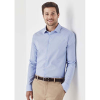 Biz Corporates Mens Charlie Slim Fit Long Sleeve Shirt - RS969ML-Queensland Workwear Supplies