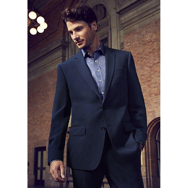 Biz Corporates Mens City Fit Two Button Jacket - 80717-Queensland Workwear Supplies