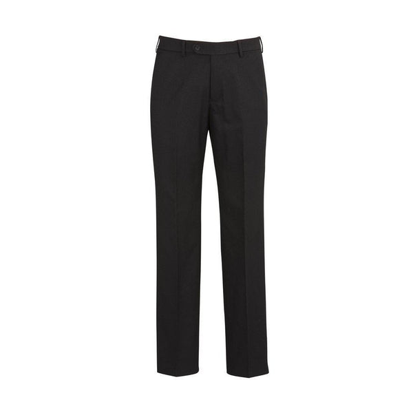 Biz Corporates Mens Flat Front Pants Regular - 70112R-Queensland Workwear Supplies