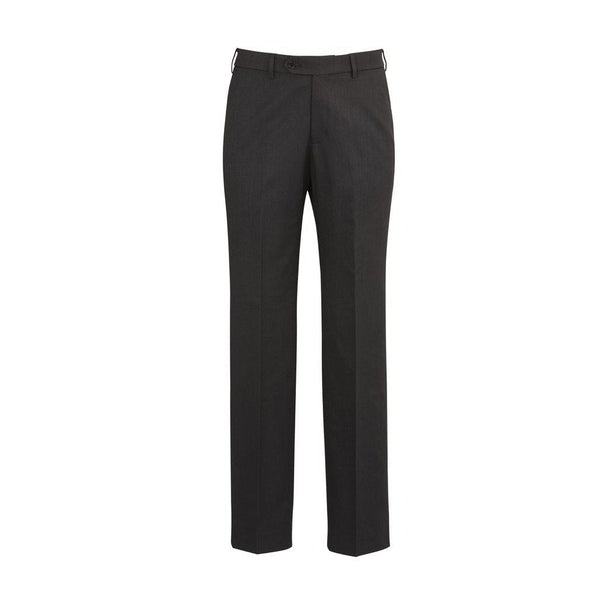 Biz Corporates Mens Flat Front Pants Stout - 70112S-Queensland Workwear Supplies