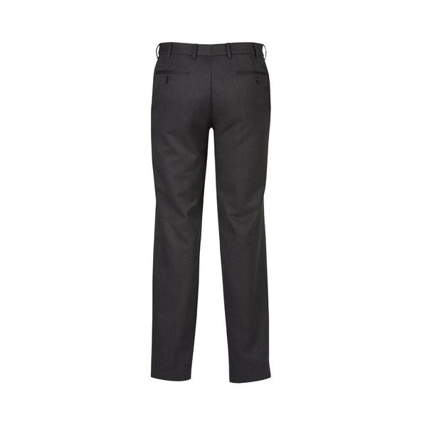 Biz Corporates Mens Flat Front Pants Stout - 70112S-Queensland Workwear Supplies