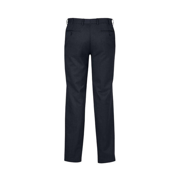Biz Corporates Mens Flat Front Pants Stout - 70112S-Queensland Workwear Supplies