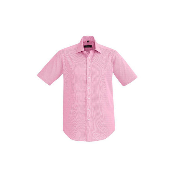 Biz Corporates Mens Hudson Short Sleeve Shirt - 40322-Queensland Workwear Supplies