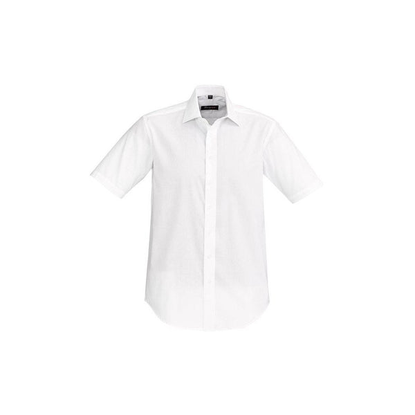 Biz Corporates Mens Hudson Short Sleeve Shirt - 40322-Queensland Workwear Supplies