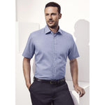 Biz Corporates Mens Hudson Short Sleeve Shirt - 40322-Queensland Workwear Supplies