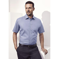 Biz Corporates Mens Hudson Short Sleeve Shirt - 40322-Queensland Workwear Supplies