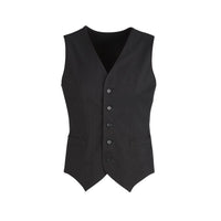 Biz Corporates Mens Peaked Vest with Knitted Back - 90111-Queensland Workwear Supplies