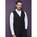 Biz Corporates Mens Peaked Vest with Knitted Back - 94011-Queensland Workwear Supplies