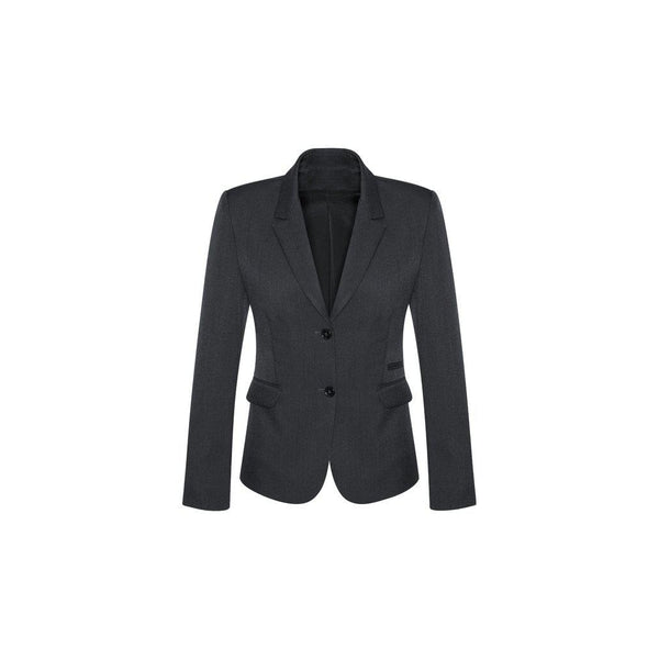 Biz Corporates Womens 2 Button Mid Length Jacket - 60119-Queensland Workwear Supplies