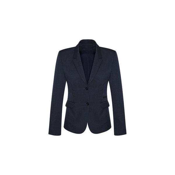 Biz Corporates Womens 2 Button Mid Length Jacket - 60119-Queensland Workwear Supplies