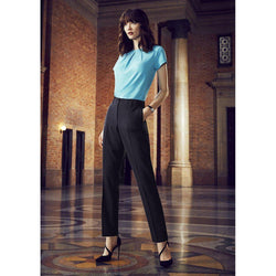 Biz Corporates Womens Bandless Elastic Waist Pants - 10722