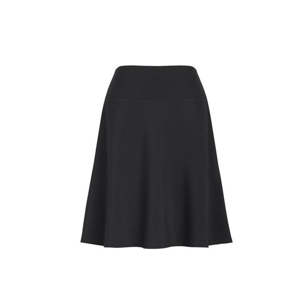 Biz Corporates Womens Bandless Flared Skirt - 20718-Queensland Workwear Supplies