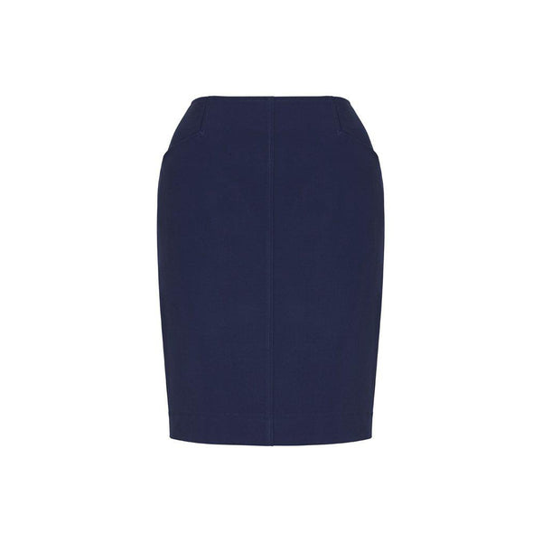 Biz Corporates Womens Bandless Pencil Skirt - 20717-Queensland Workwear Supplies