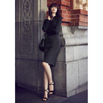 Biz Corporates Womens Bandless Pencil Skirt - 20717-Queensland Workwear Supplies