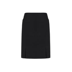 Biz Corporates Womens Front Pleat Detail Straight Skirt - 20720