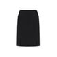 Biz Corporates Womens Front Pleat Detail Straight Skirt - 20720