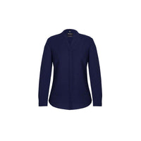 Biz Corporates Womens Juliette Plain Blouse - 44210-Queensland Workwear Supplies
