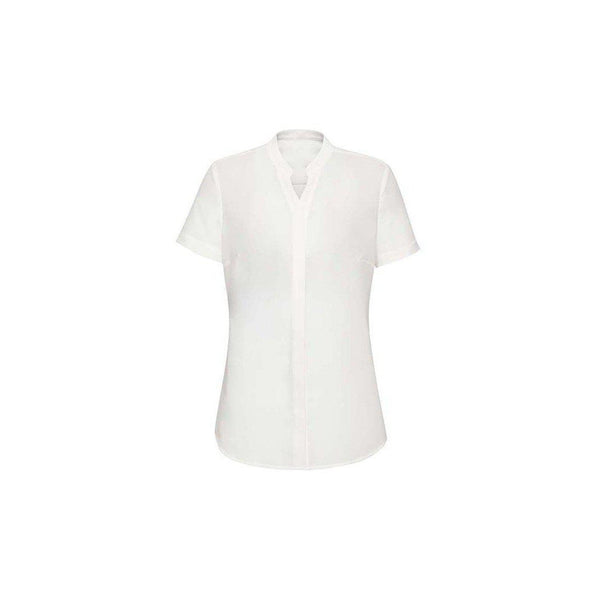 Biz Corporates Womens Juliette Short Sleeve Blouse - RB977LS-Queensland Workwear Supplies