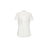 Biz Corporates Womens Juliette Short Sleeve Blouse - RB977LS-Queensland Workwear Supplies