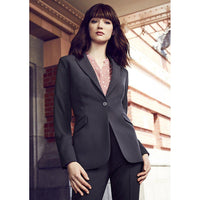 Biz Corporates Womens Longline Jacket - 60717-Queensland Workwear Supplies