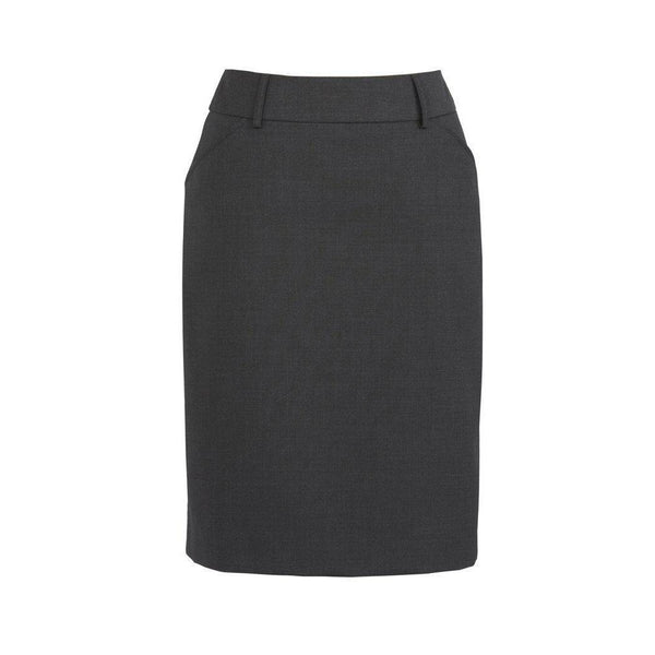 Biz Corporates Womens Multi-Pleat Skirt - 24015-Queensland Workwear Supplies