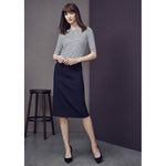 Biz Corporates Womens Relaxed Fit Skirt - 24011-Queensland Workwear Supplies
