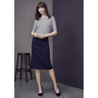 Biz Corporates Womens Relaxed Fit Skirt - 24011-Queensland Workwear Supplies