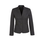 Biz Corporates Womens Short Jacket with Reverse Lapel - 60113-Queensland Workwear Supplies