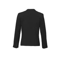 Biz Corporates Womens Short Jacket with Reverse Lapel - 60113-Queensland Workwear Supplies