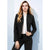 Biz Corporates Womens Short Jacket with Reverse Lapel - 60113-Queensland Workwear Supplies