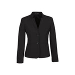 Biz Corporates Womens Short Jacket with Reverse Lapel - 64013-Queensland Workwear Supplies