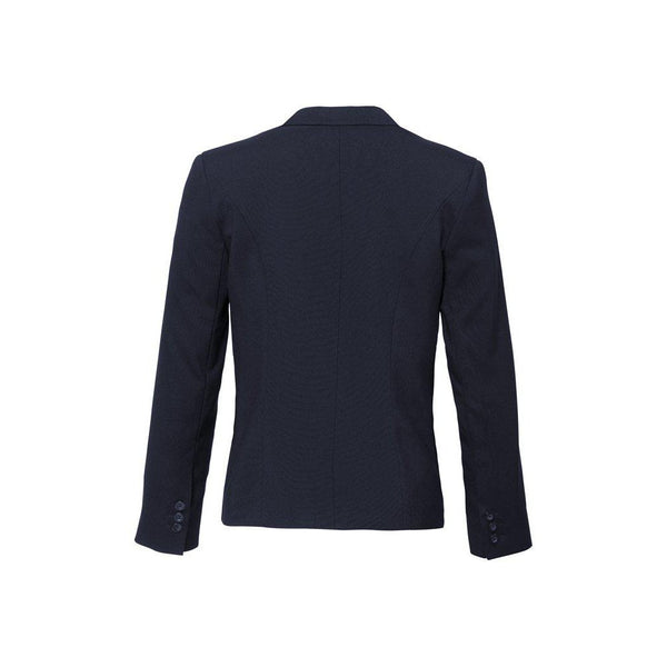 Biz Corporates Womens Short Jacket with Reverse Lapel - 64013-Queensland Workwear Supplies