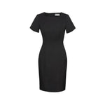 Biz Corporates Womens Short Sleeve Dress - 30112-Queensland Workwear Supplies