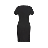 Biz Corporates Womens Short Sleeve Dress - 30112-Queensland Workwear Supplies