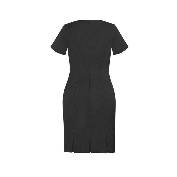 Biz Corporates Womens Short Sleeve Dress - 30112-Queensland Workwear Supplies