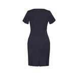 Biz Corporates Womens Short Sleeve Dress - 30112-Queensland Workwear Supplies