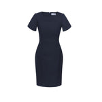 Biz Corporates Womens Short Sleeve Dress - 34012-Queensland Workwear Supplies