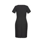 Biz Corporates Womens Short Sleeve Dress - 34012-Queensland Workwear Supplies