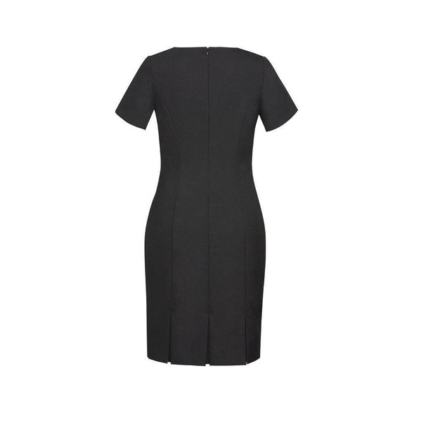 Biz Corporates Womens Short Sleeve Dress - 34012-Queensland Workwear Supplies