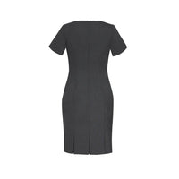 Biz Corporates Womens Short Sleeve Dress - 34012-Queensland Workwear Supplies