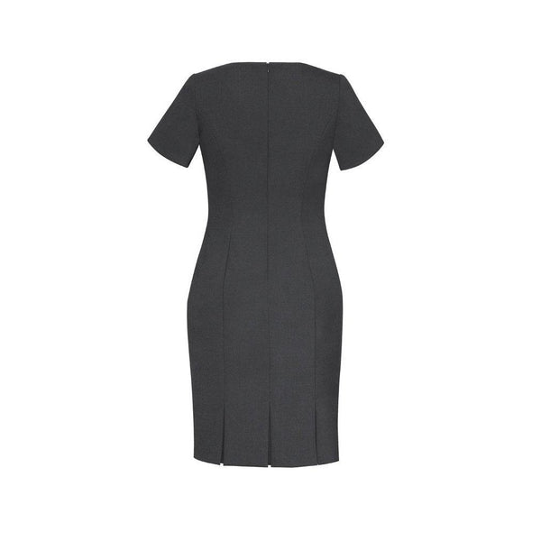 Biz Corporates Womens Short Sleeve Dress - 34012-Queensland Workwear Supplies