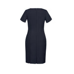 Biz Corporates Womens Short Sleeve Dress - 34012-Queensland Workwear Supplies