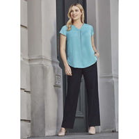 Biz Corporates Womens Siena Adjustable Waist Pants - RGP975L-Queensland Workwear Supplies