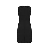 Biz Corporates Womens Sleeveless V Neck Dress - 30121-Queensland Workwear Supplies