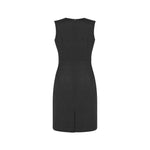 Biz Corporates Womens Sleeveless V Neck Dress - 30121-Queensland Workwear Supplies