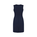 Biz Corporates Womens Sleeveless V Neck Dress - 30121-Queensland Workwear Supplies