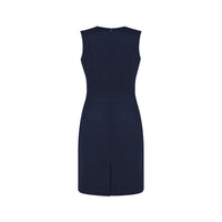 Biz Corporates Womens Sleeveless V Neck Dress - 30121-Queensland Workwear Supplies